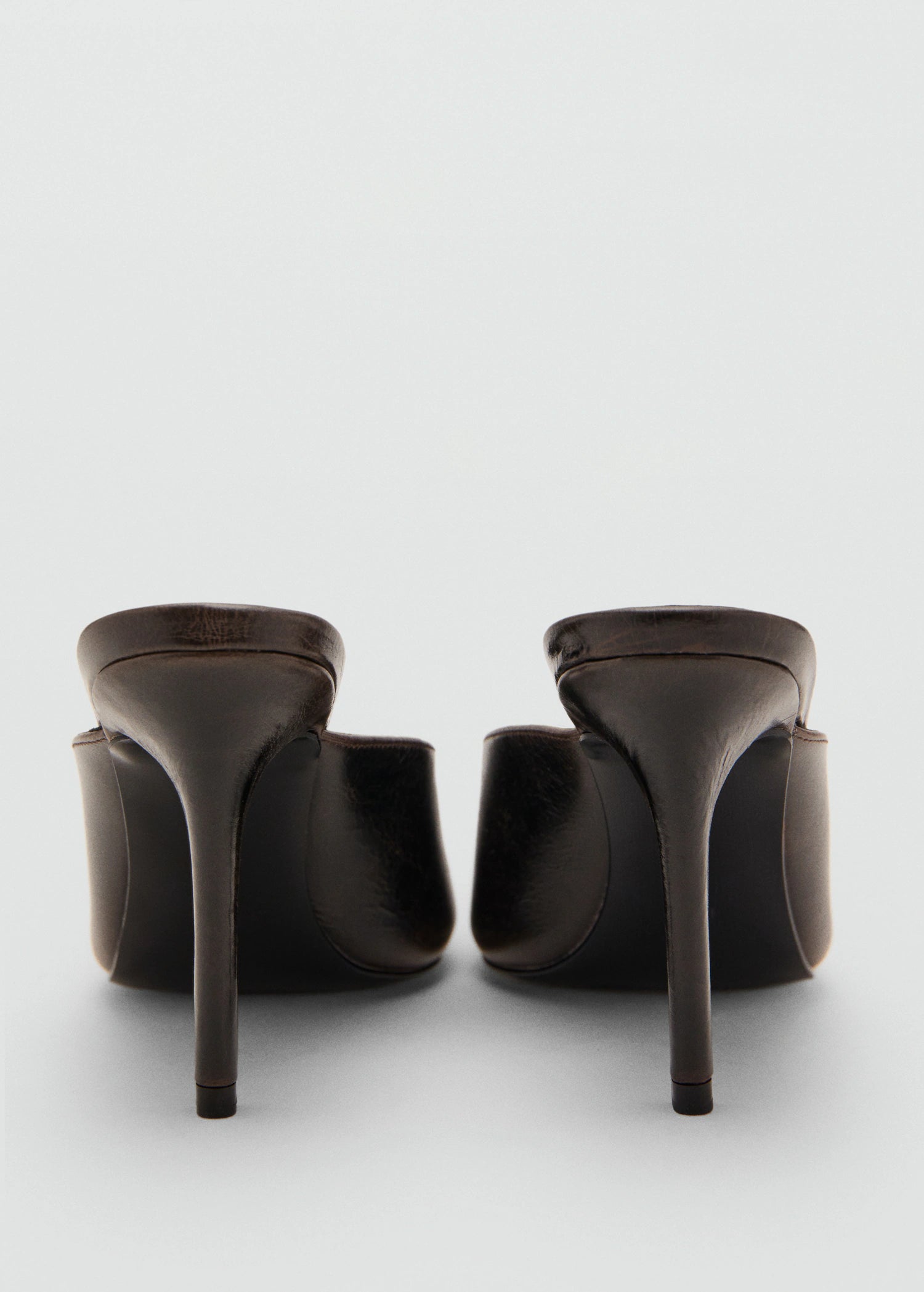 Open Toe Leather Shoes