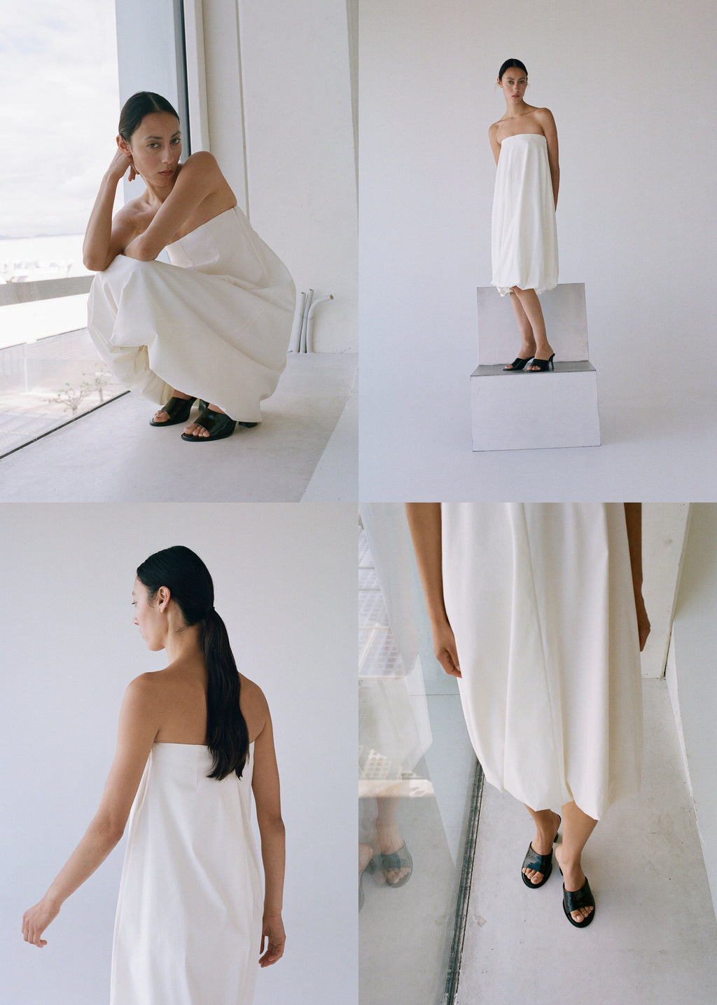 Patent Leather Effect Heeled Sandal