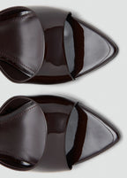 Patent Leather High Heeled Sandals