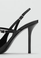 Patent Leather Shoes With Straps And Buckle