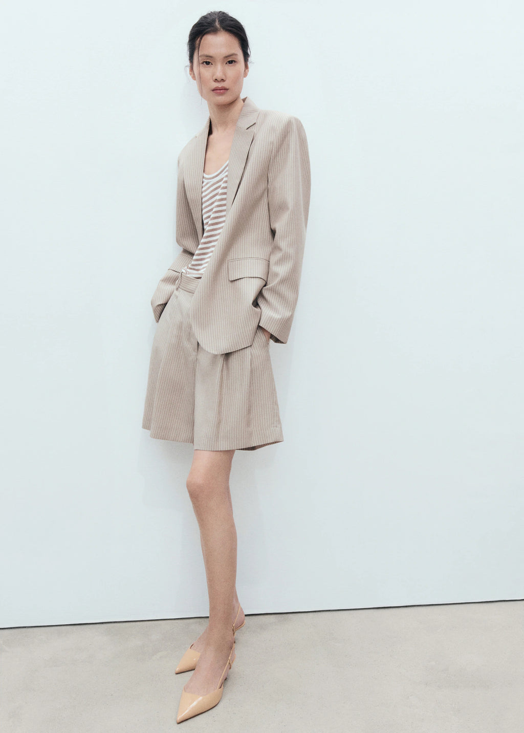 Patent Leather Effect Heeled Shoes