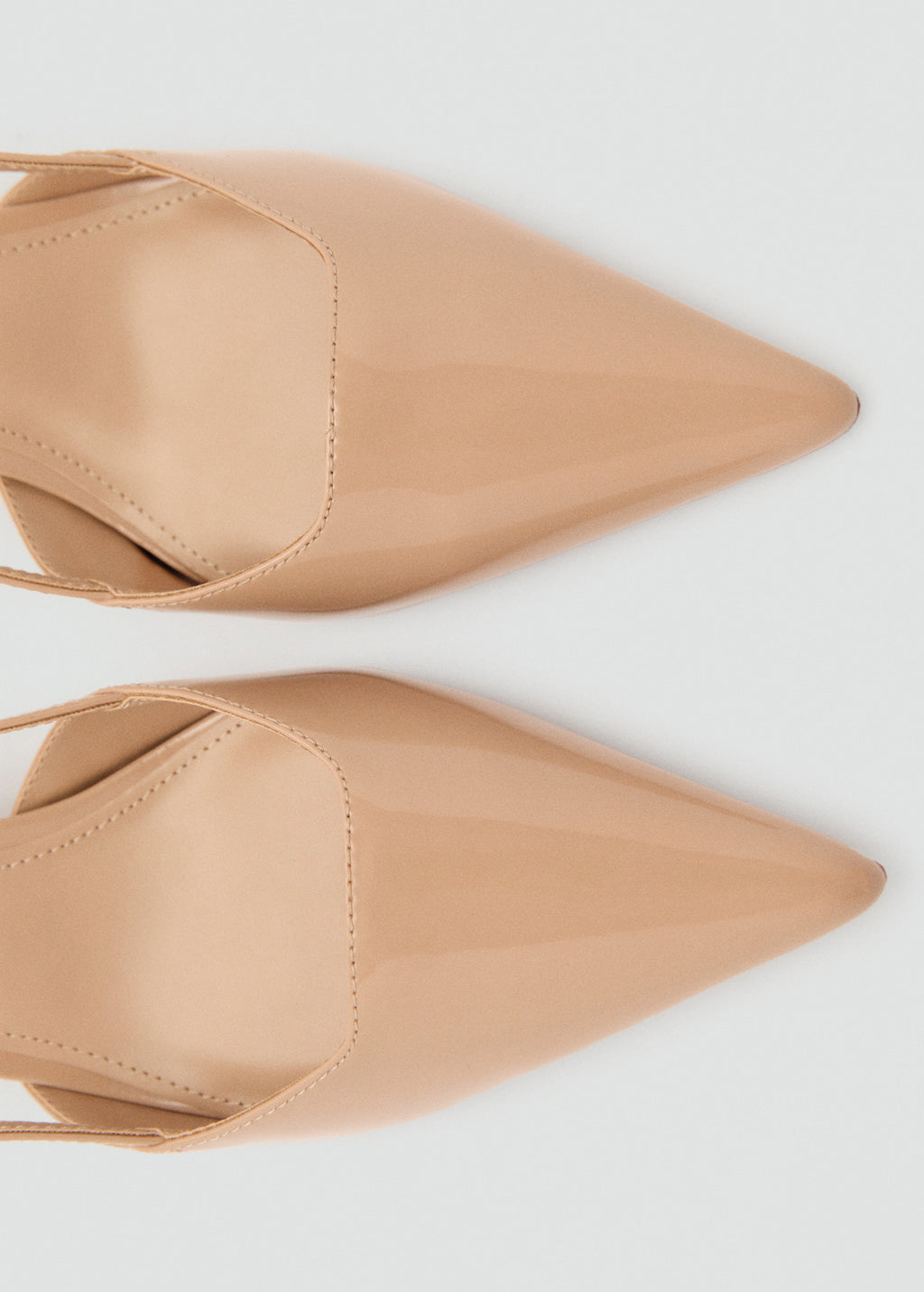 Patent Leather Effect Heeled Shoes