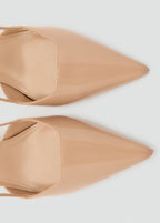 Patent Leather Effect Heeled Shoes