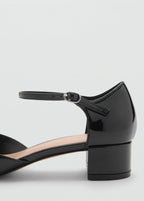 Patent Leather Effect Heeled Shoes