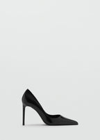 Pointed Toe Leather Heeled Shoes