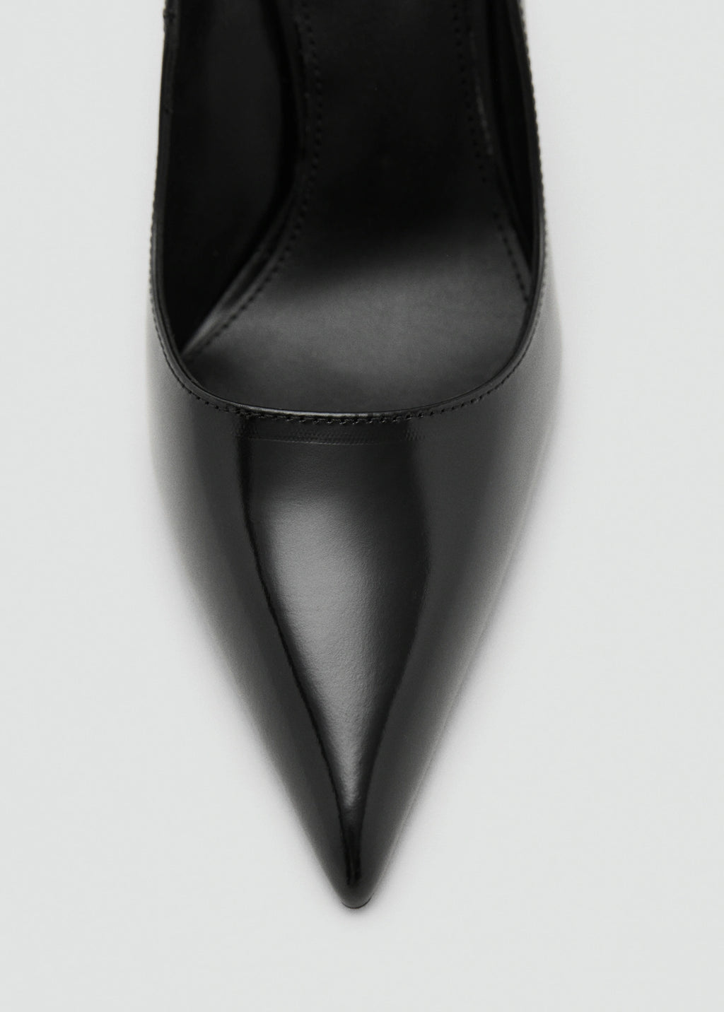 Pointed Toe Leather Heeled Shoes