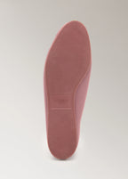 Satin Ballet Flats With Contrast Piping