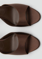 Satin High Heeled Sandal