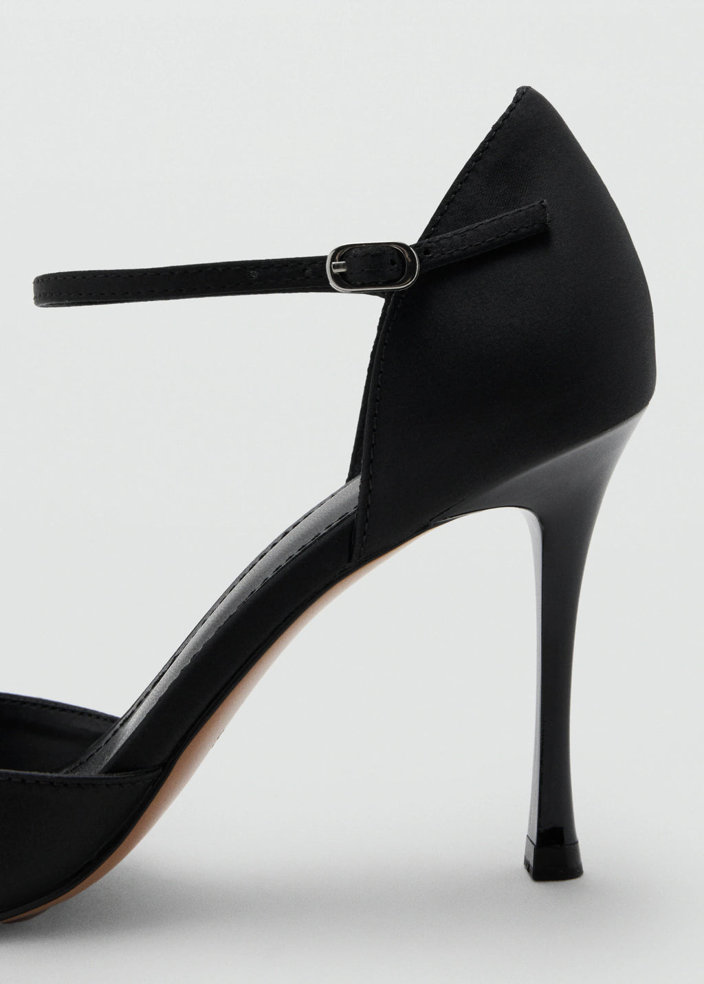 Satin High Heeled Sandal