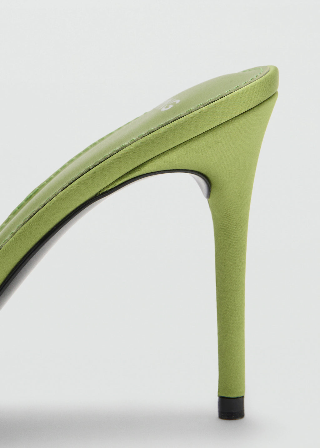 Satin Effect Heeled Sandals