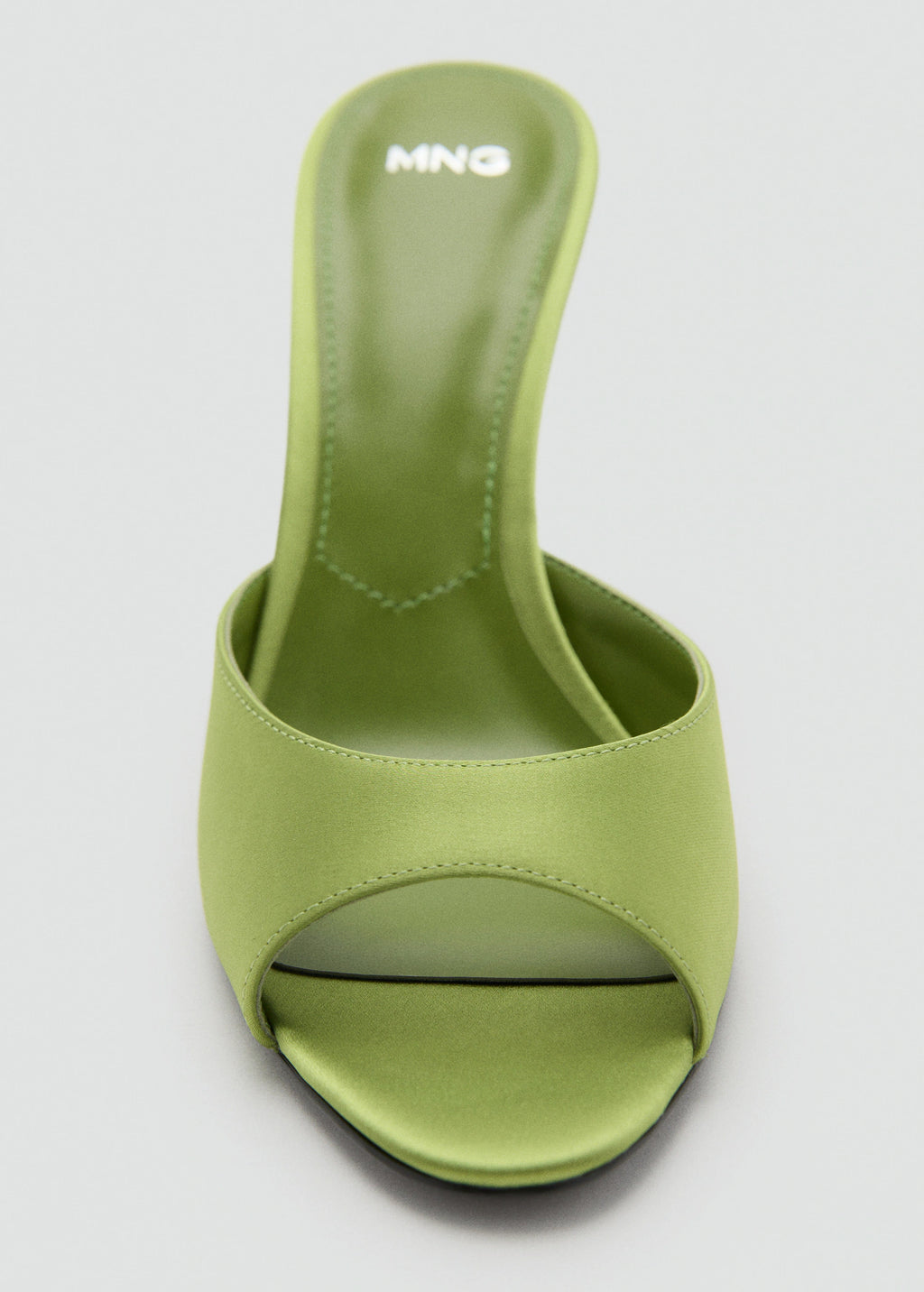 Satin Effect Heeled Sandals