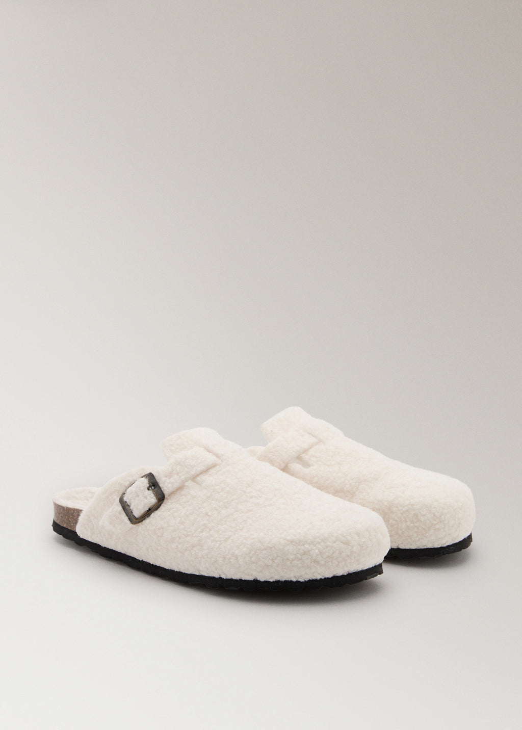 Shearling Effect Clogs