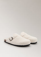 Shearling Effect Clogs
