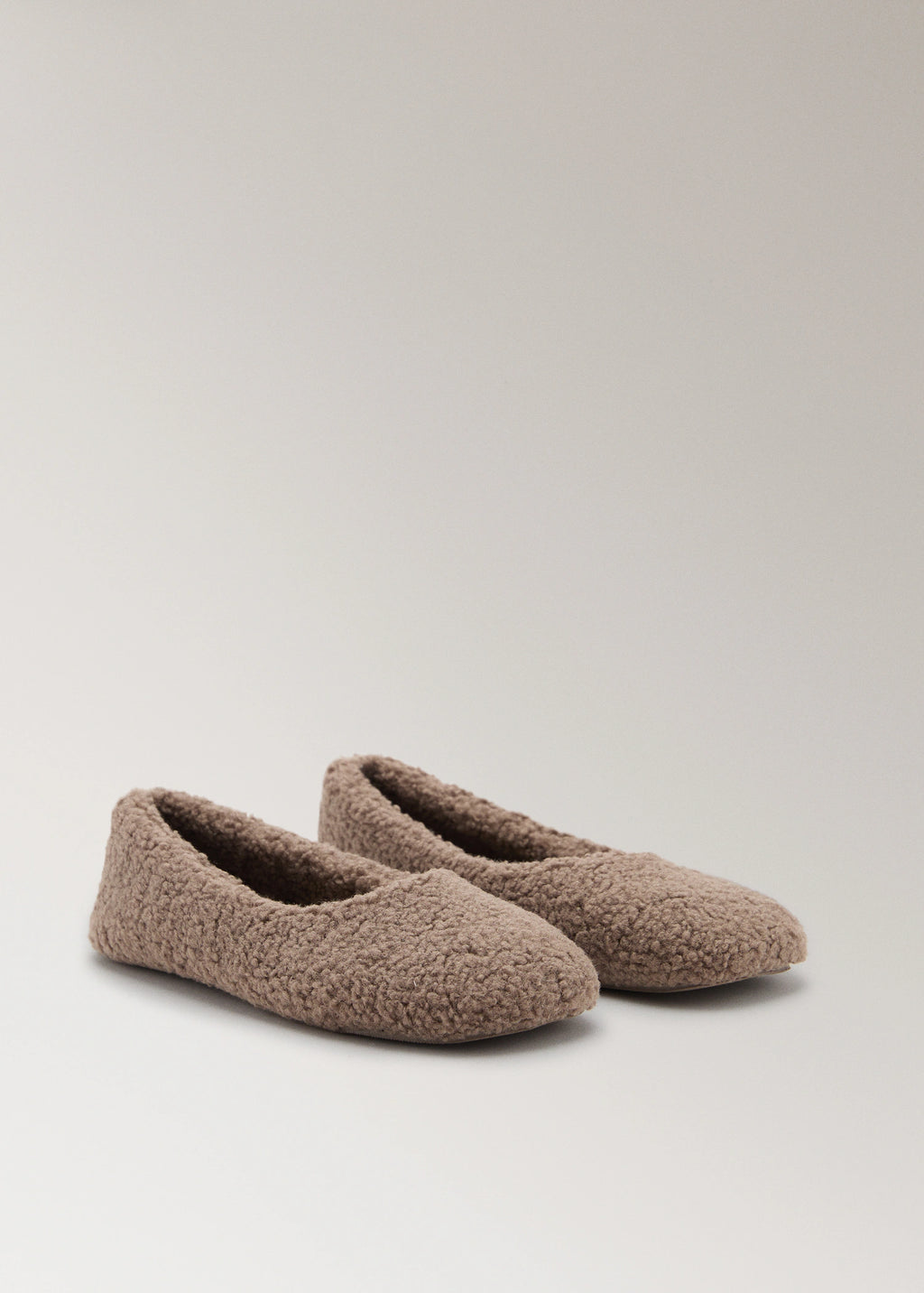 Sheepskin Ballerina Flats