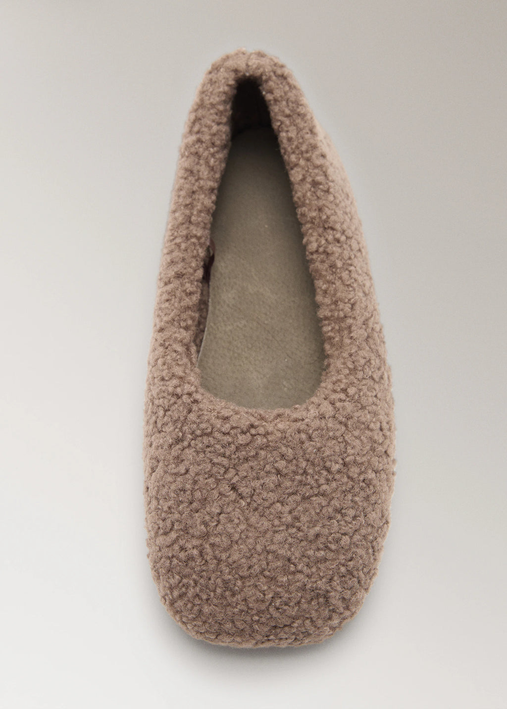 Sheepskin Ballerina Flats