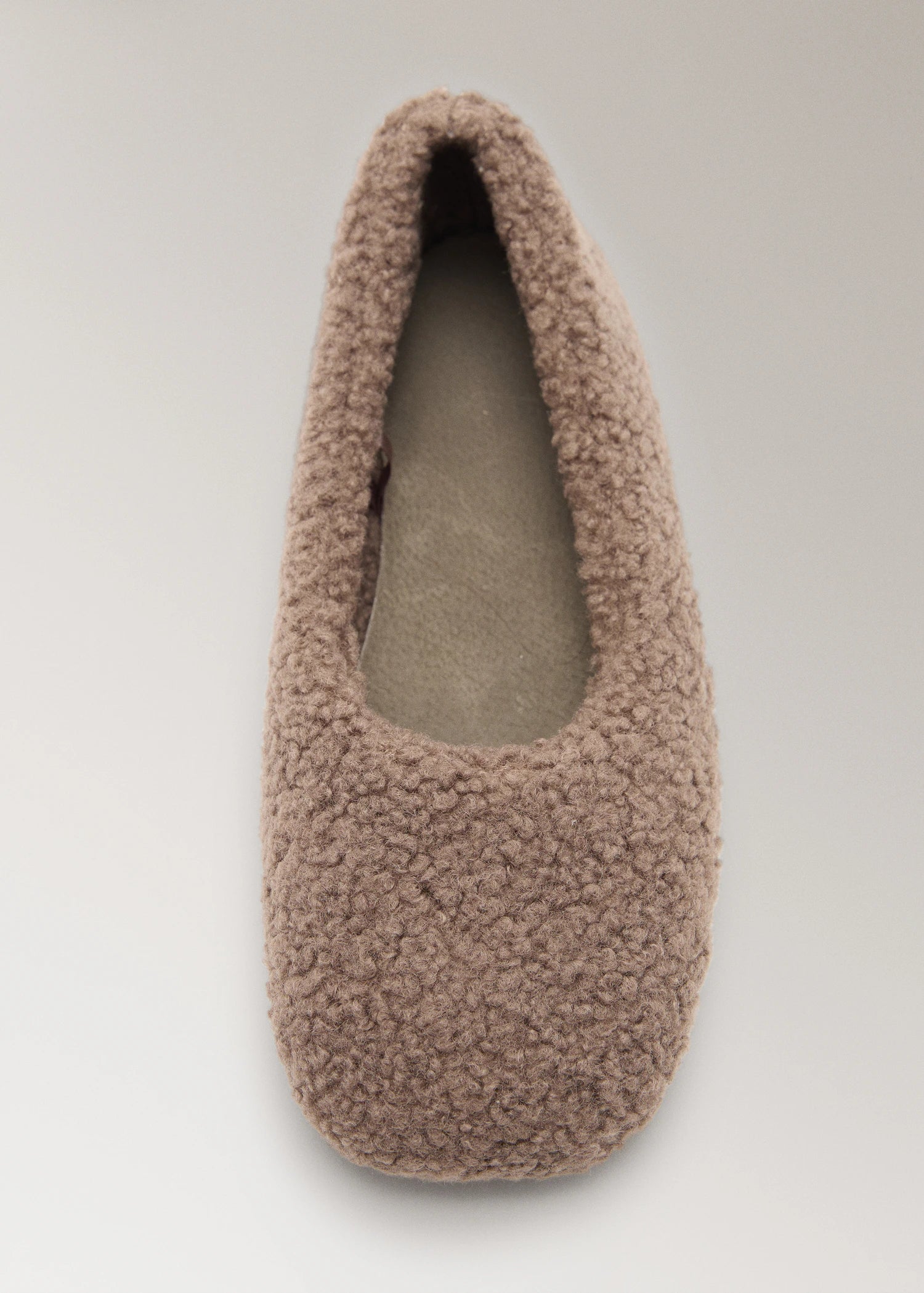 Sheepskin Ballerina Flats