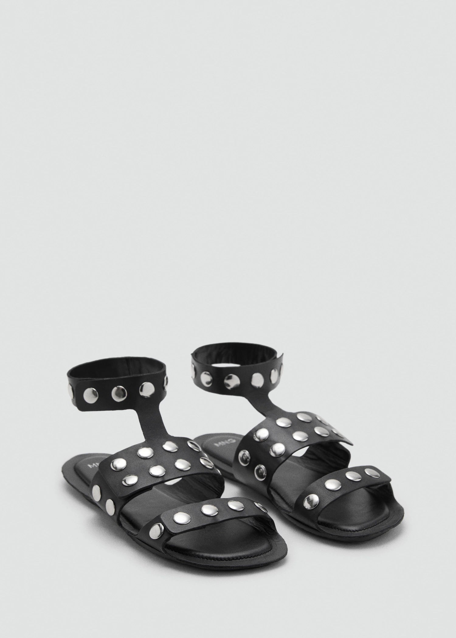 Studded Leather Sandals