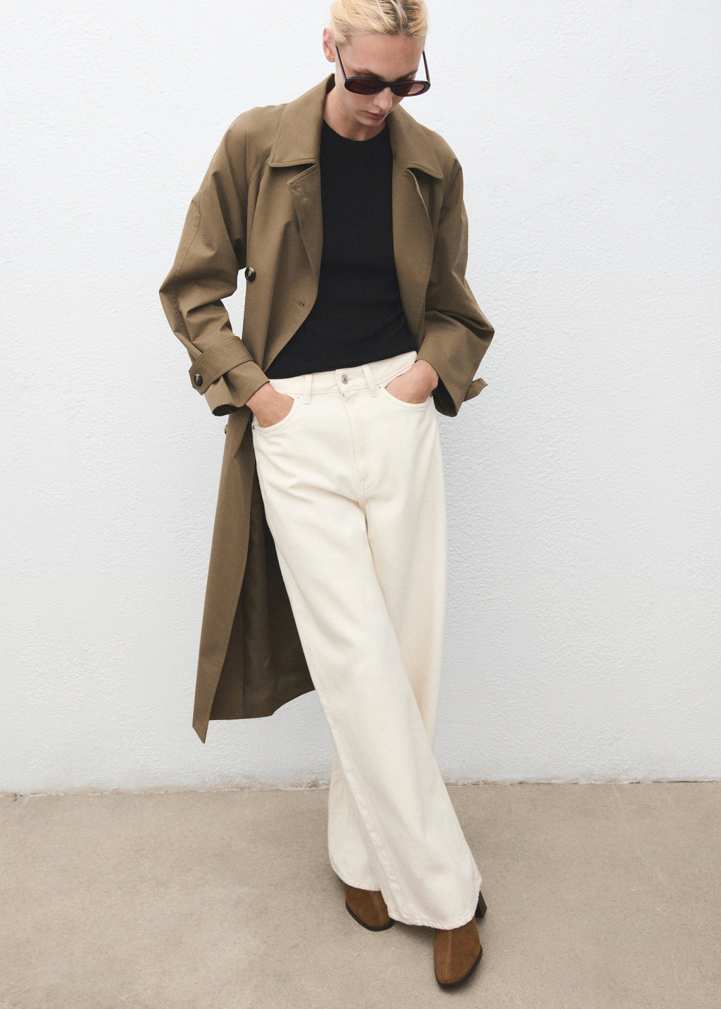 Suede Block Heel Boots