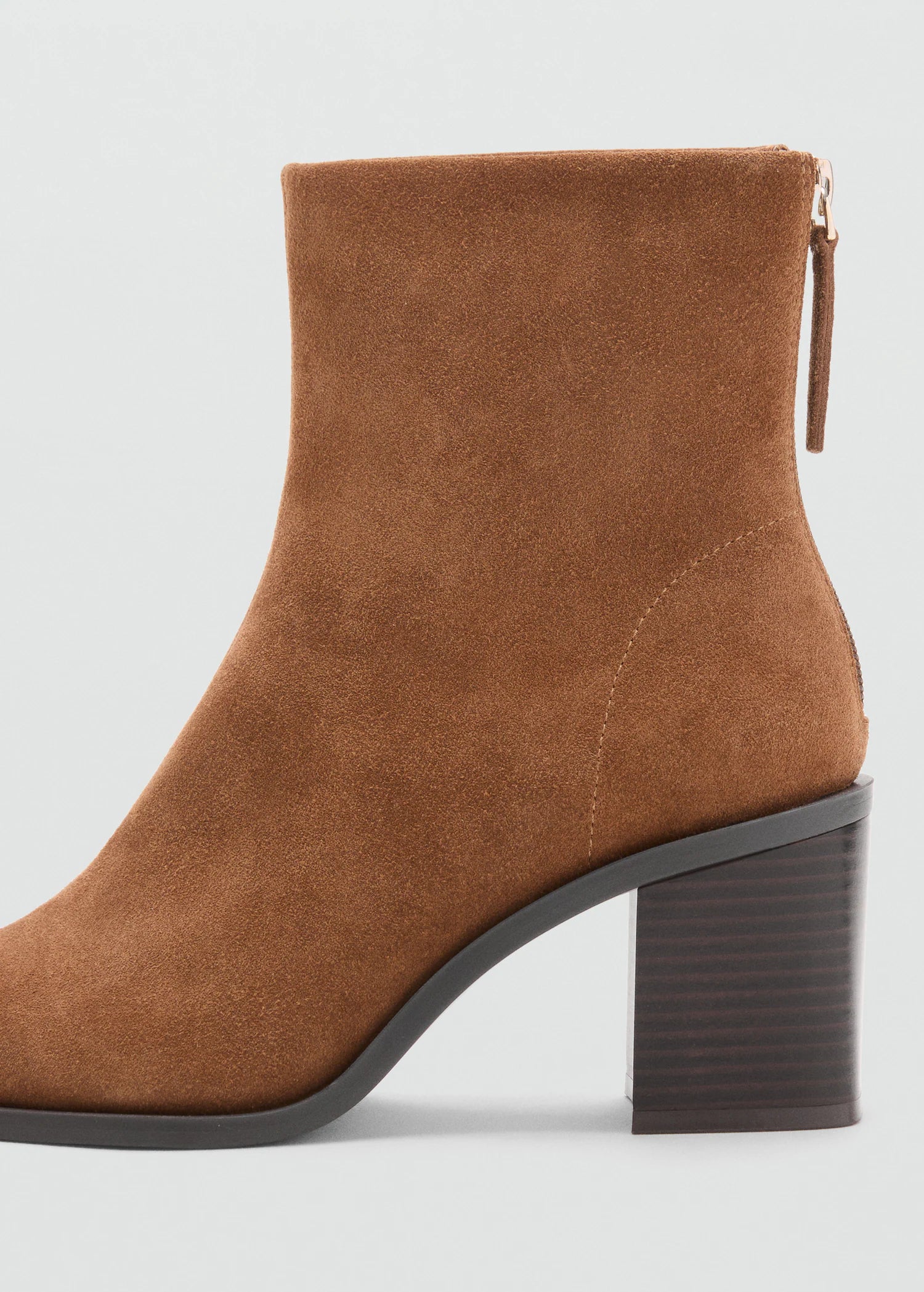 Suede Block Heel Boots