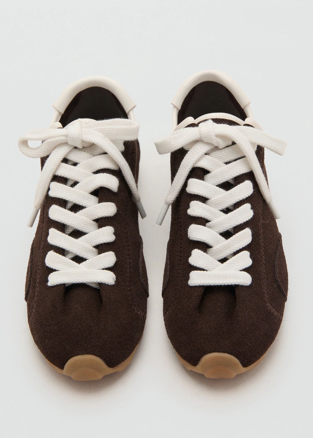 Suede Contrast Trainers