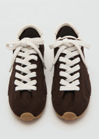 Suede Contrast Trainers