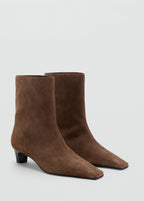 Suede Leather Ankle Boots