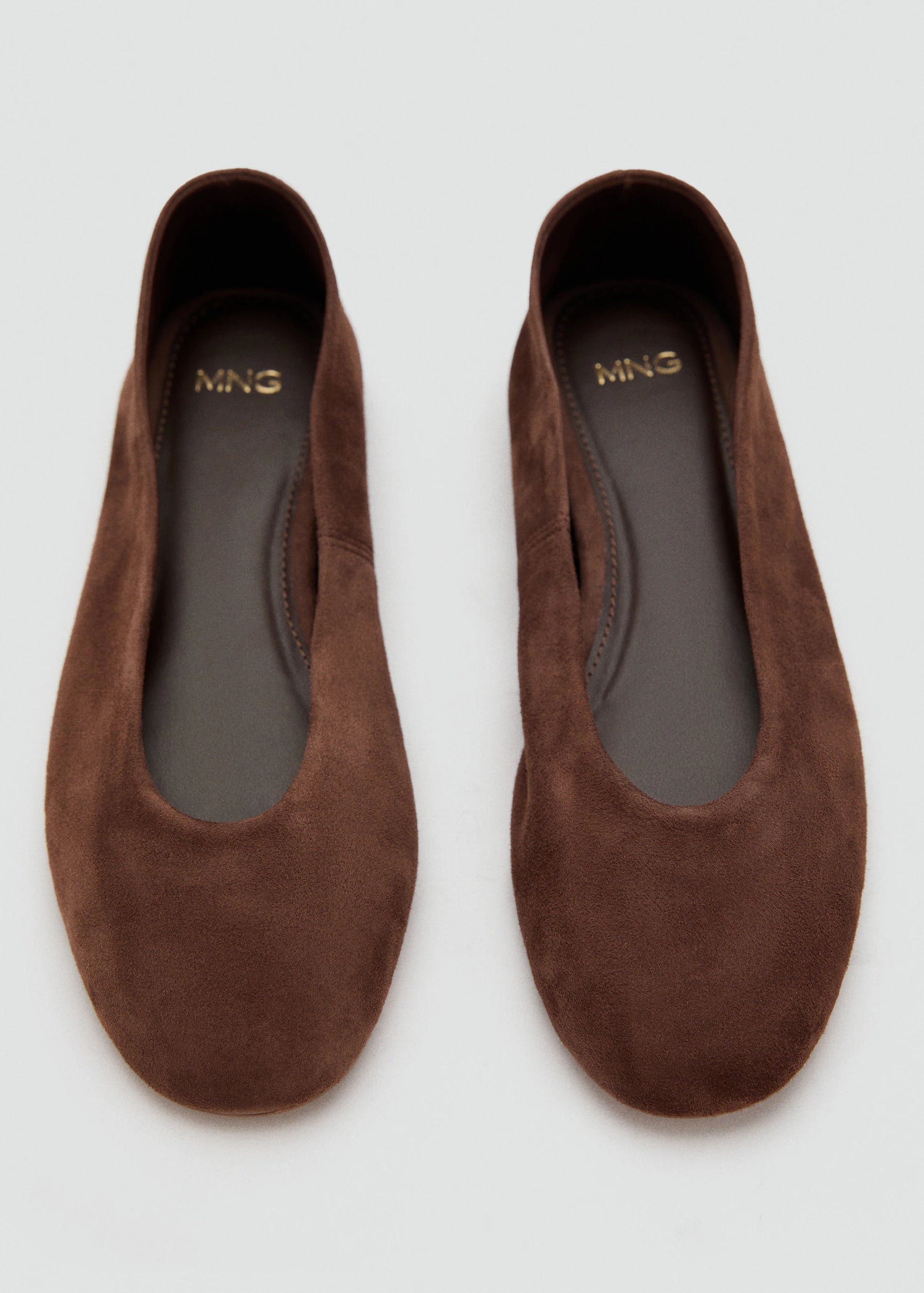 Suede Leather Ballet Flats