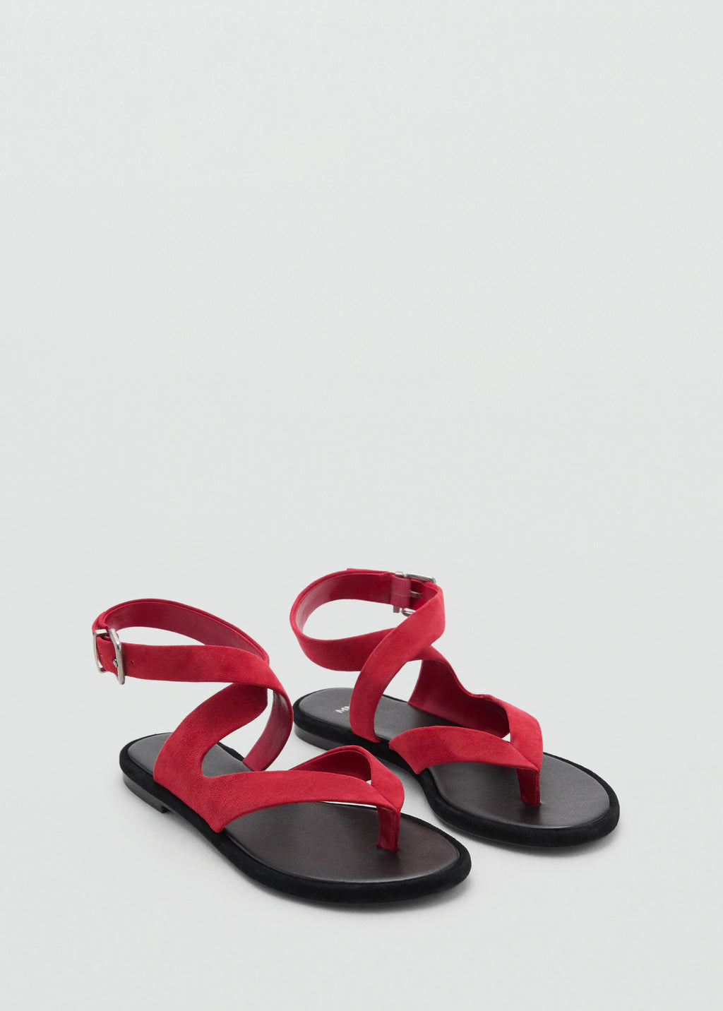 Suede Straps Sandals