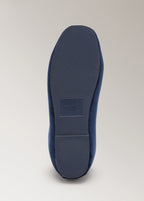 Velour Slippers With Piping