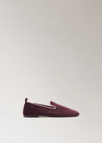 Velour Slippers With Piping