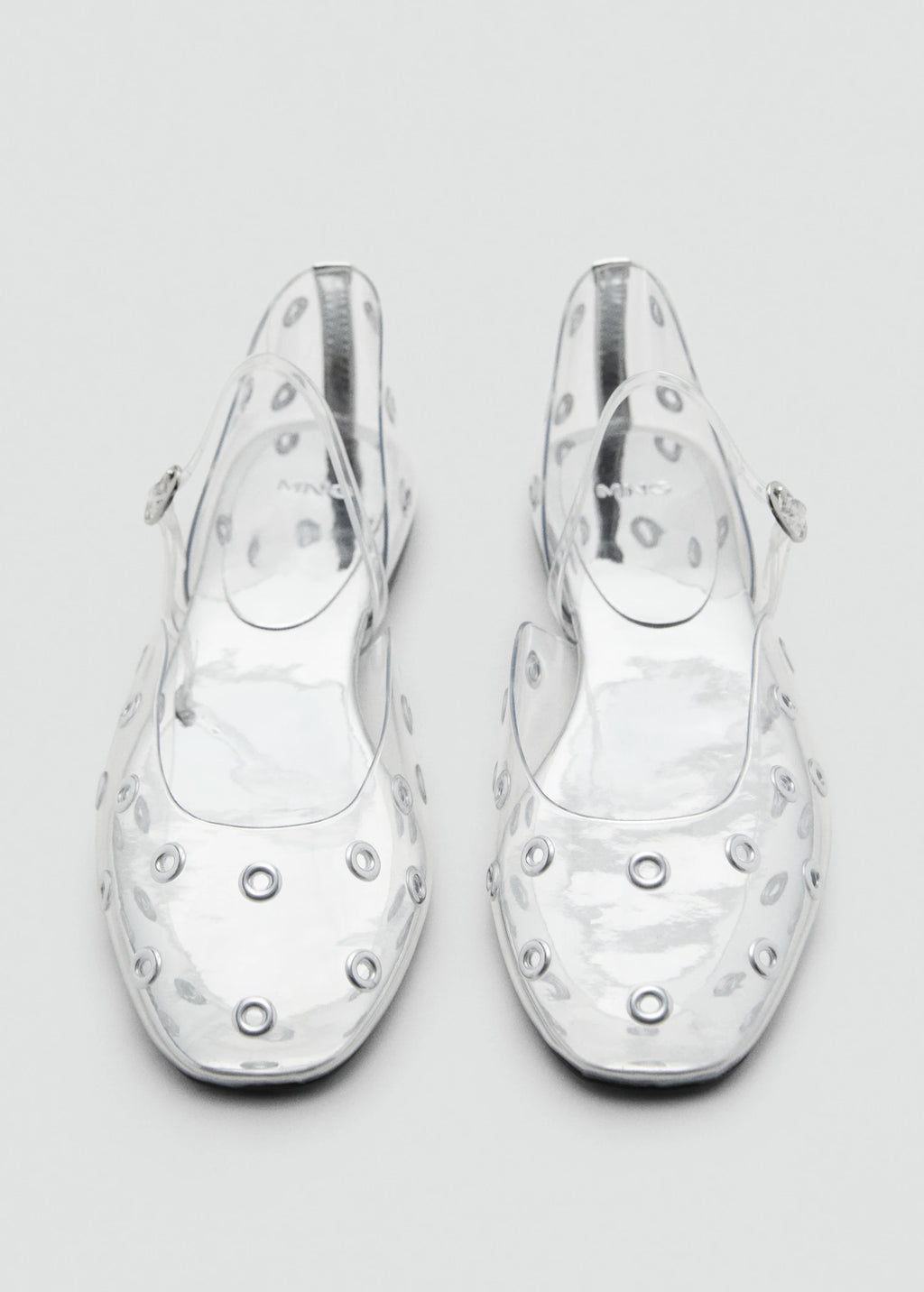 Vinyl Shoes With Eyelets