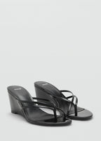 Wedge Sandals With Crisscross Straps