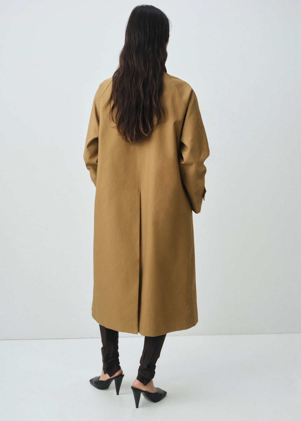 100% Cotton Long Trench Coat