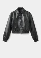 100% Leather Bomber Jacket