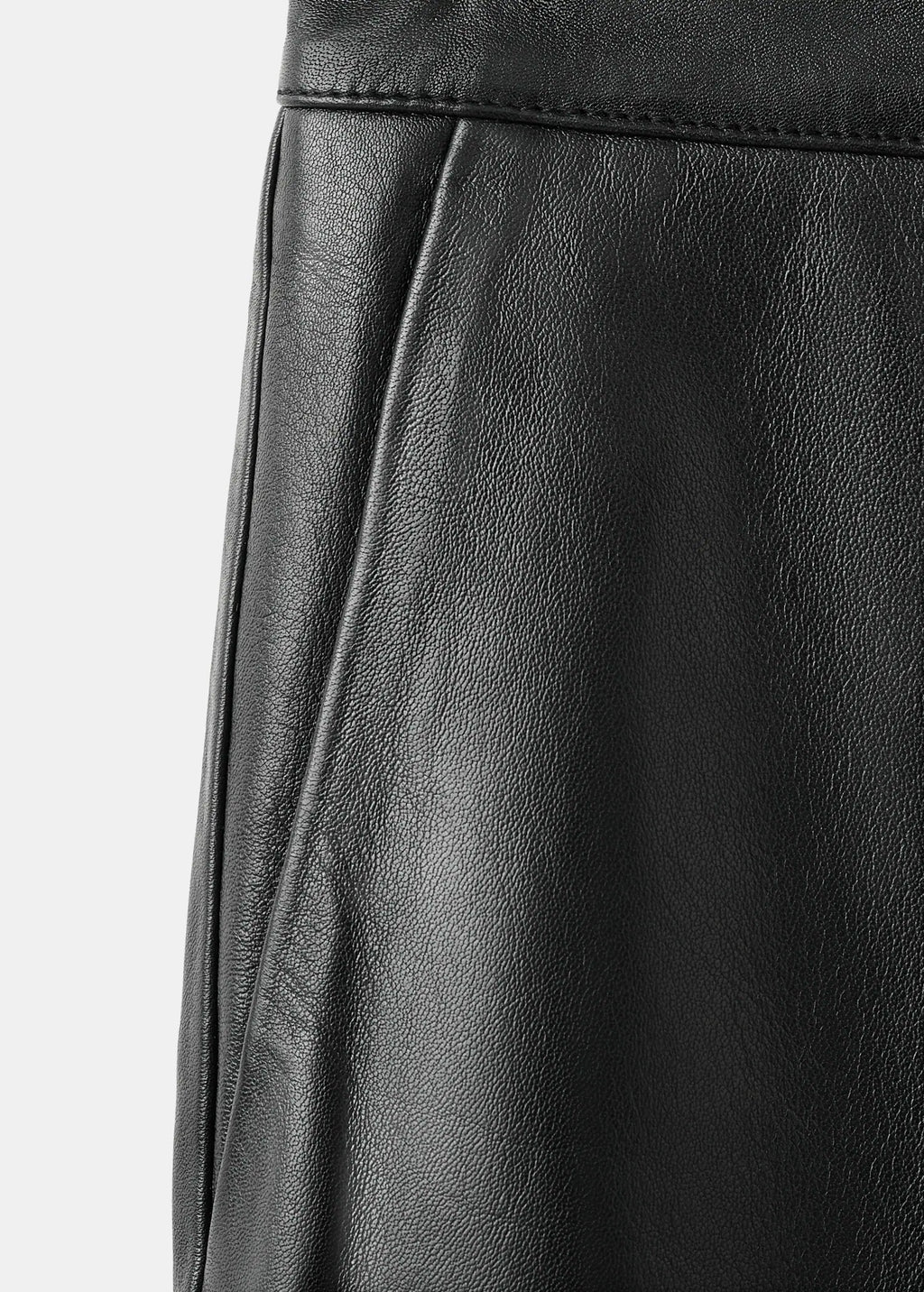 100% Leather Flared Trousers