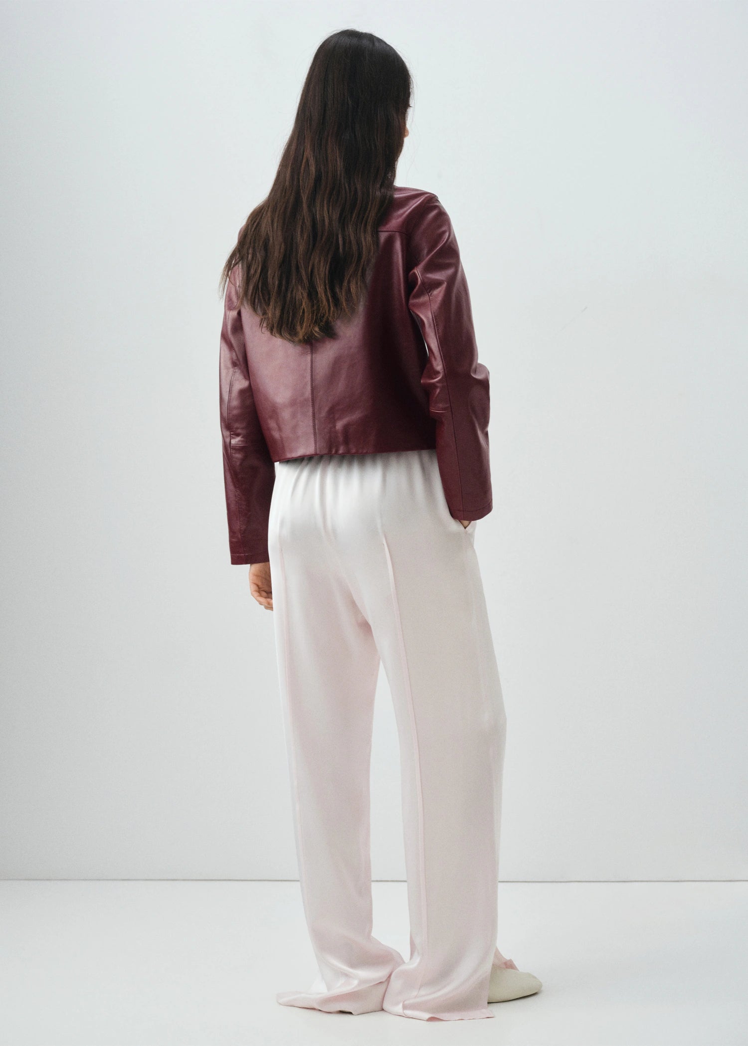 100% Leather Jacket With Buttons