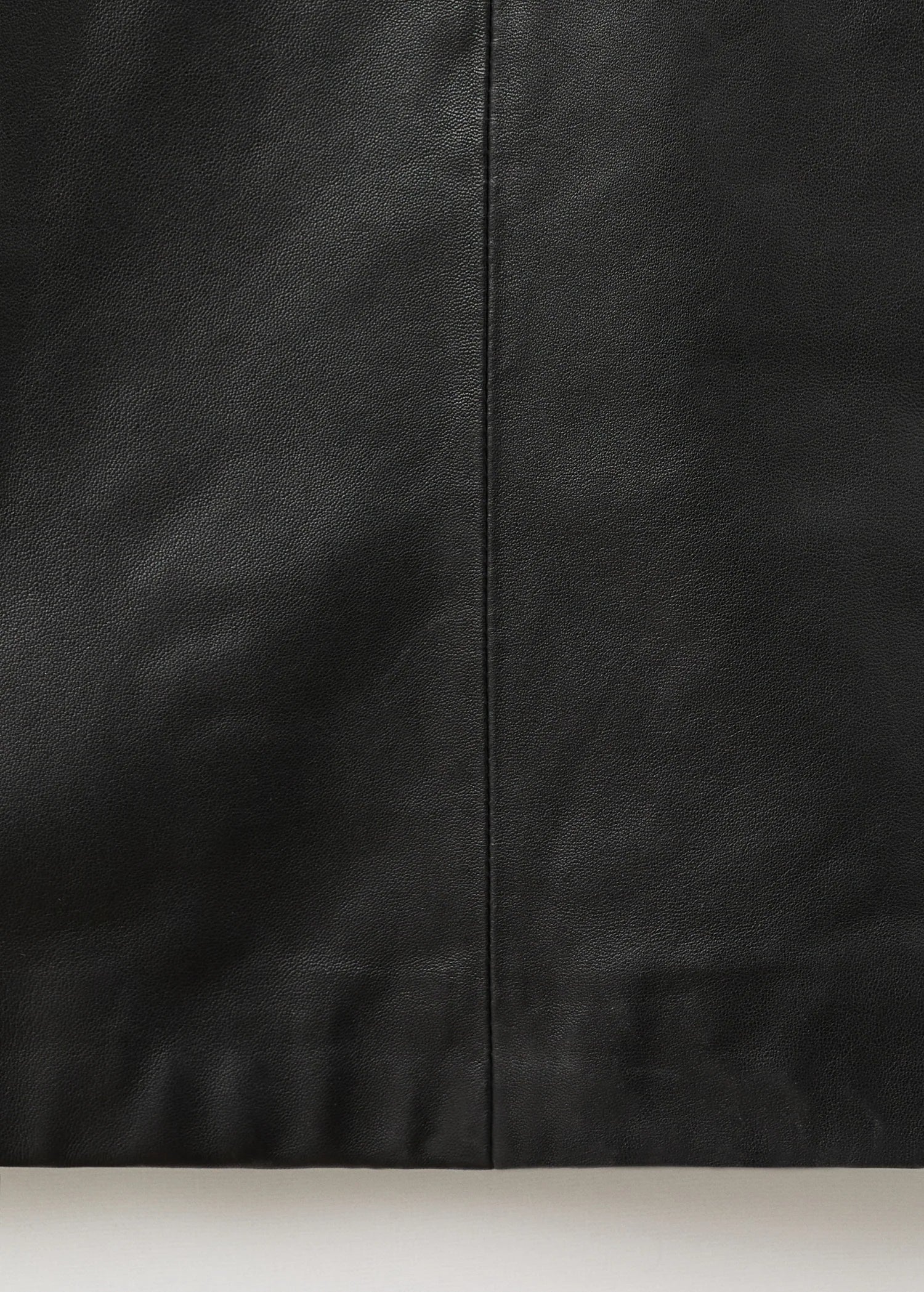 100% Leather Midi Dress