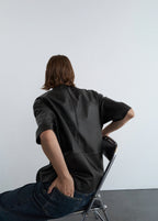 100% Leather Oversized T Shirt