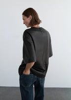 100% Leather Oversized T Shirt