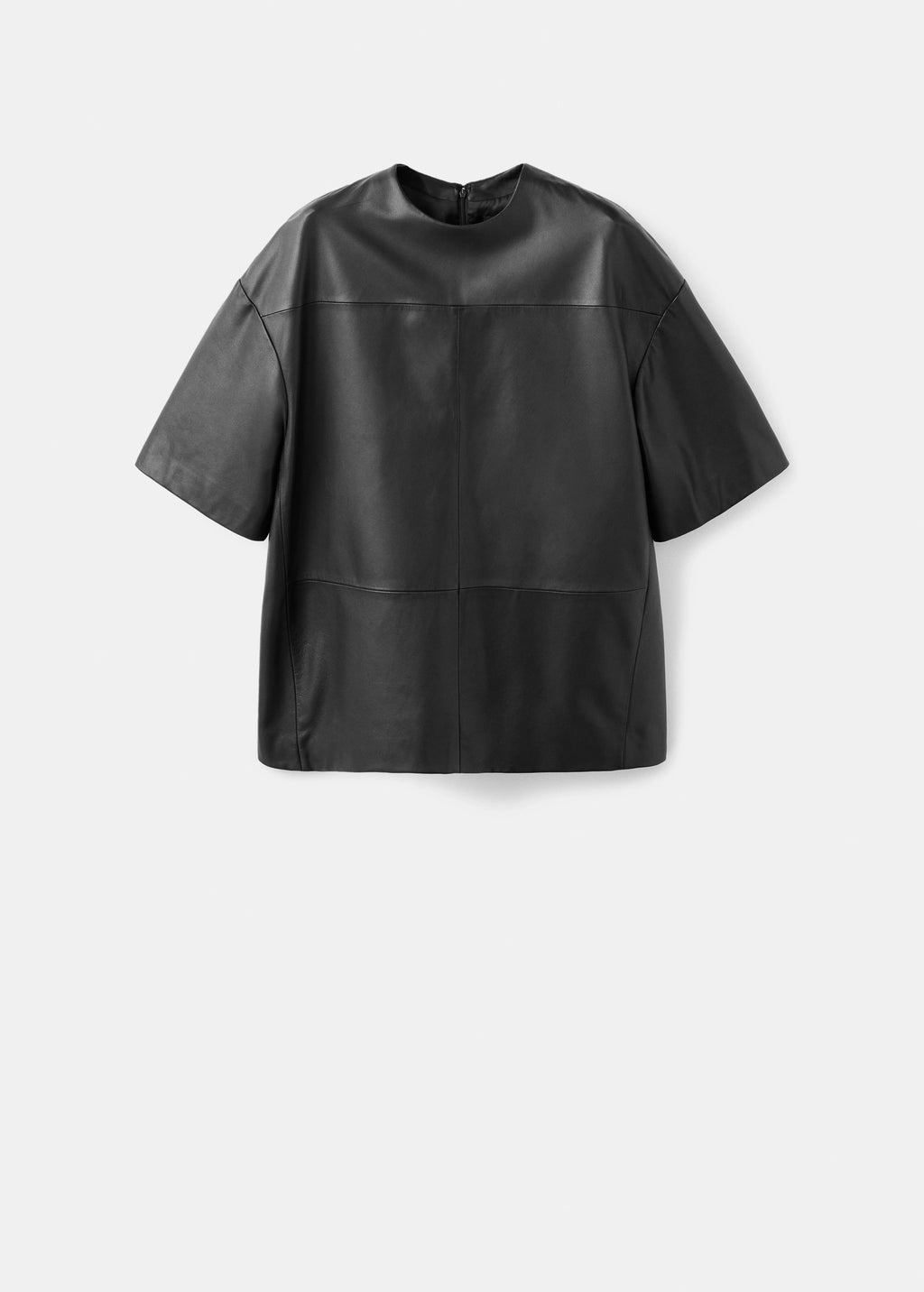 100% Leather Oversized T Shirt