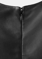 100% Leather Oversized T Shirt