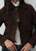 100% Leather Short Jacket