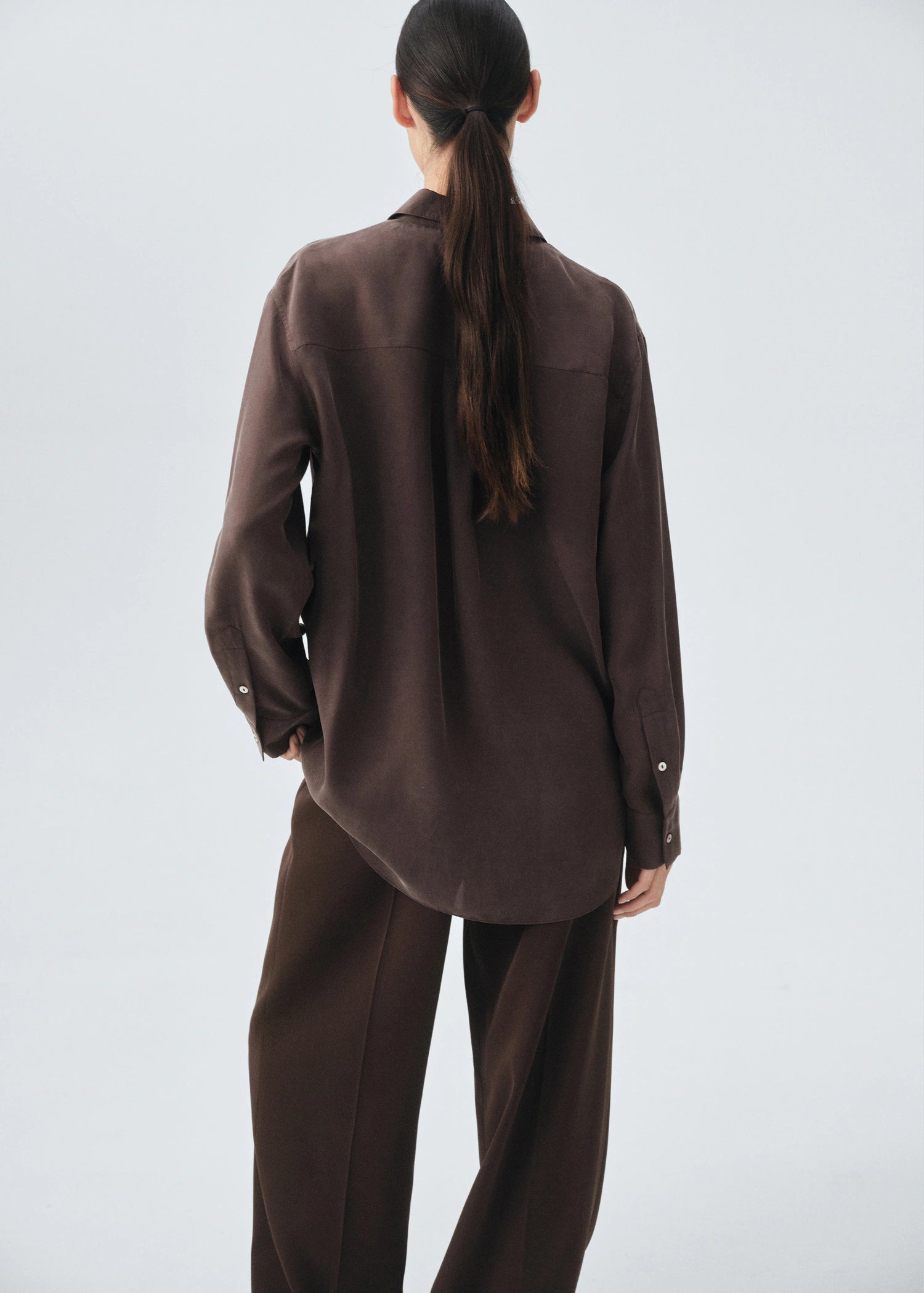 100% Silk Oversized Shirt