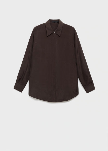 100% Silk Oversized Shirt