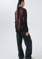 100% Silk Satin Shirt