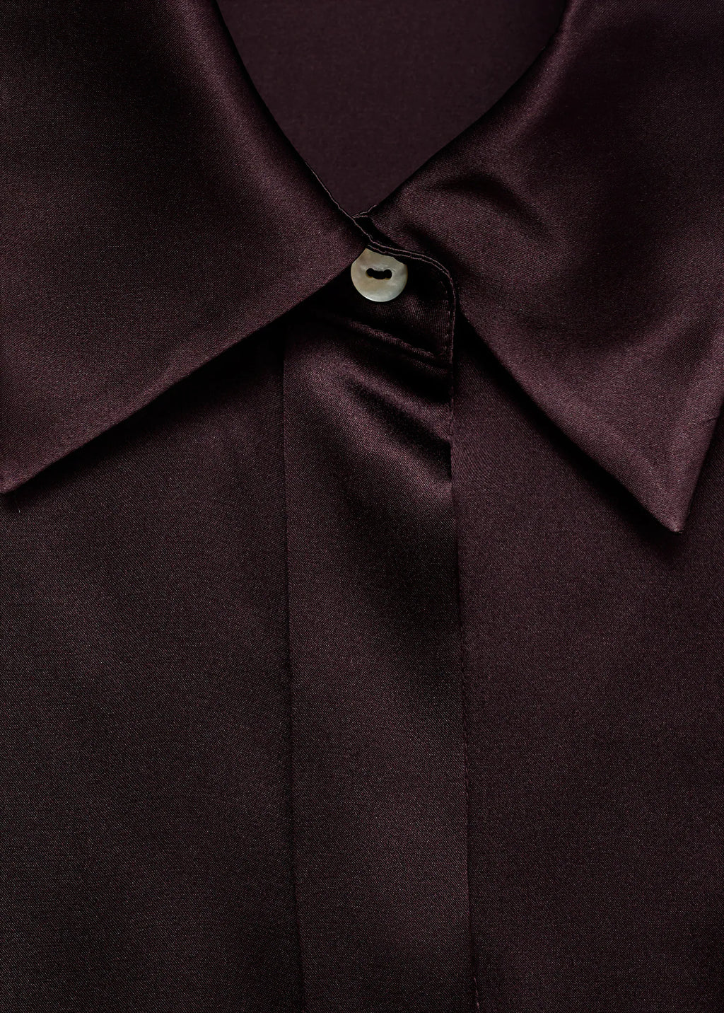 100% Silk Satin Shirt