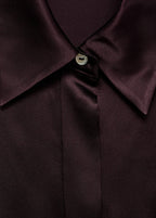 100% Silk Satin Shirt