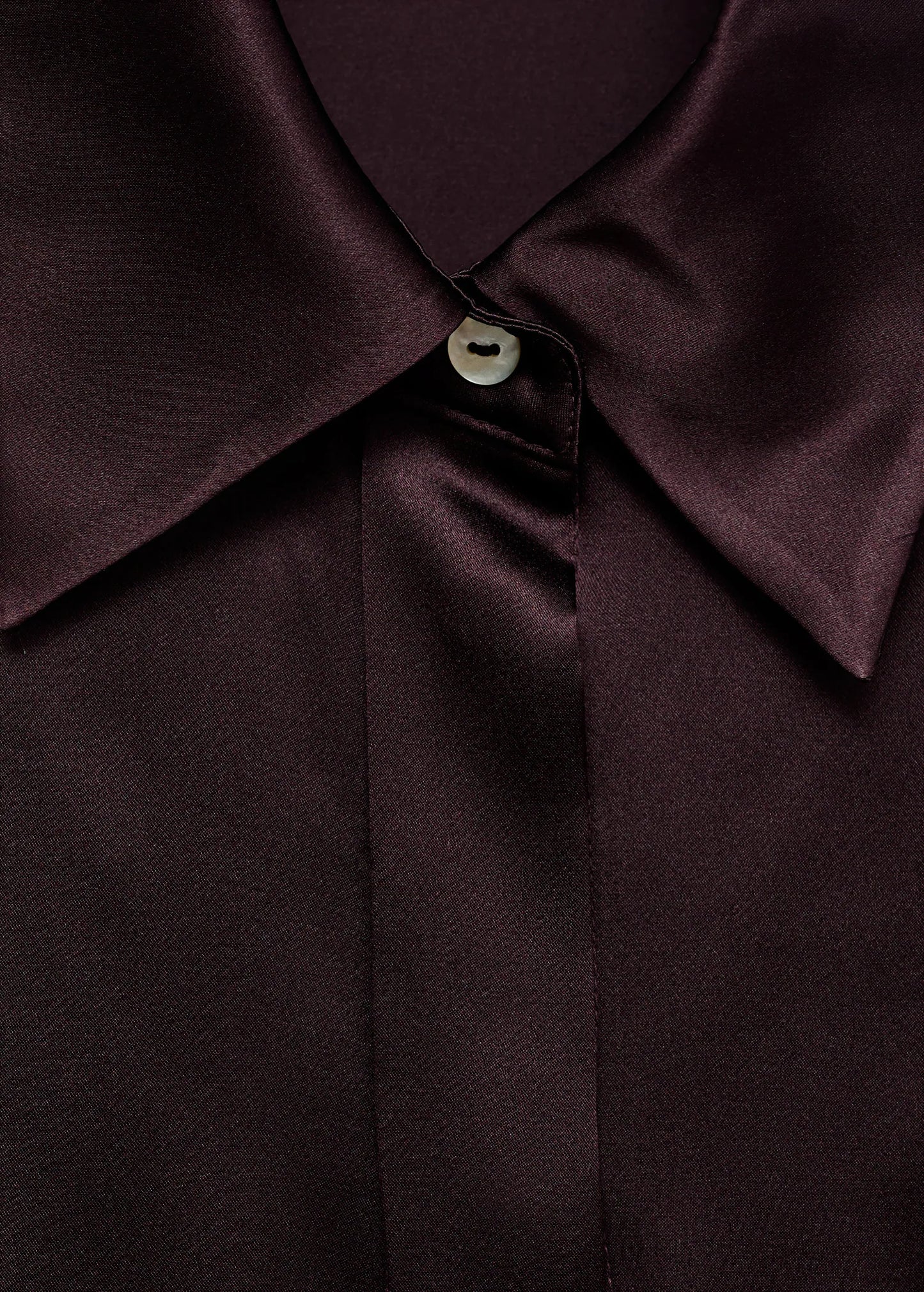 100% Silk Satin Shirt
