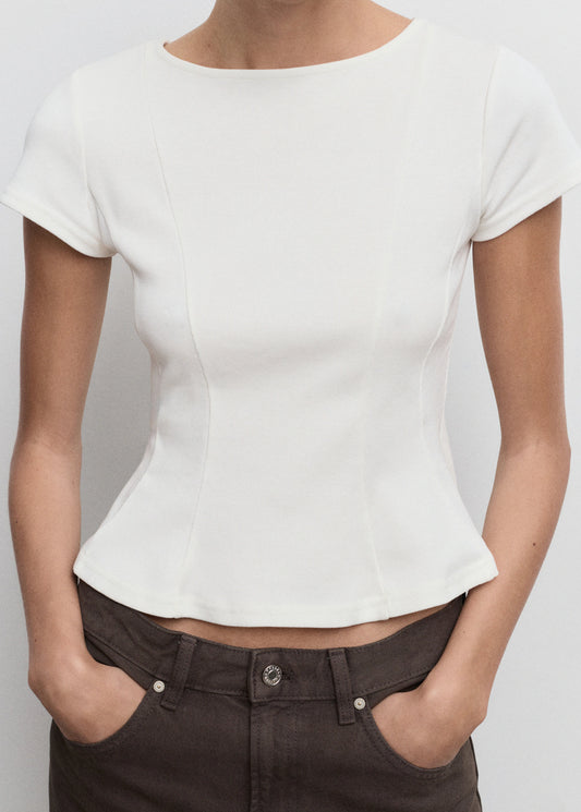 A Line Cotton Tee