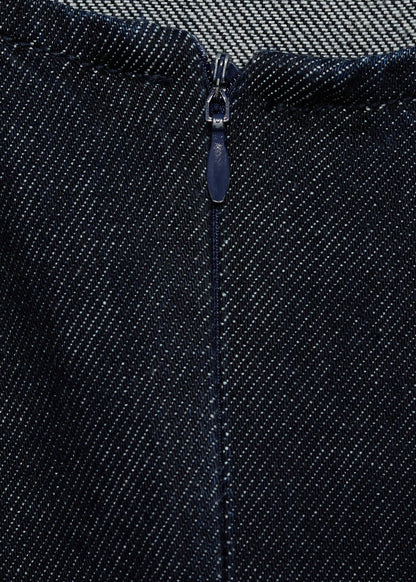 A Line Denim Dress